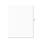 Avery Preprinted Legal Exhibit Side Tab Index Dividers, Avery Style, 10-Tab, 11, 11 x 8.5, White, 25/Pack orginal image