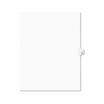 Avery Preprinted Legal Exhibit Side Tab Index Dividers, Avery Style, 10-Tab, 13, 11 x 8.5, White, 25/Pack orginal image