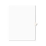 Avery Preprinted Legal Exhibit Side Tab Index Dividers, Avery Style, 10-Tab, 14, 11 x 8.5, White, 25/Pack orginal image