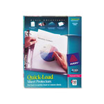 Avery Quick Top & Side Loading Sheet Protectors, Letter, Diamond Clear, 50/Box orginal image