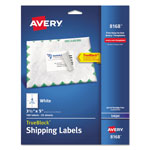 Avery Shipping Labels w/ TrueBlock Technology, Inkjet Printers, 3.5 x 5, White, 4/Sheet, 25 Sheets/Pack orginal image