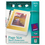 Avery Top-Load Poly 3-Hole Punched Sheet Protectors, Letter, Diamond Clear, 50/Box orginal image
