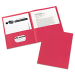 Avery Two-Pocket Folder, 40-Sheet Capacity, Red, 25/Box orginal image