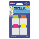 Avery Ultra Tabs Repositionable Mini Tabs, 1/5-Cut Tabs, Assorted Neon, 1
