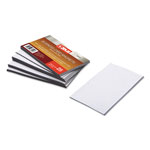 Baumgarten's Business Card Magnets, 3 1/2 x 2, White, Adhesive Coated, 25/Pack orginal image