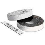 Baumgarten's Dry Erase Magnetic Label Tape, White,1