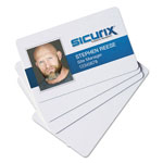 Baumgarten's SICURIX Blank ID Card, 2 1/8 x 3 3/8, White, 100/Pack orginal image