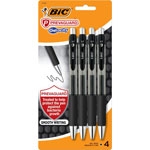 Bic PrevaGuard Gel-ocity Gel Pen - 0.7 mm Pen Point Size - Black Gel-based Ink - 4 / Pack orginal image