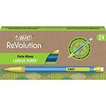 Bic ReVolution Mechanical Pencil, 0.7 mm, HB (#2), Black Lead, Assorted Barrel Colors, 24/Pack orginal image