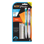 Bic Velocity Max Pencil, 0.7 mm, HB (#2.5), Black Lead, Assorted Barrel Colors, 2/Pack orginal image