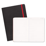 Black N' Red Black Soft Cover Notebook, Wide/Legal Rule, Black Cover, 8.25 x 5.75, 71 Sheets orginal image