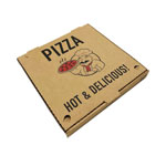BluTable Pizza Boxes, 10 x 10 x 1.75, Kraft, 50/Pack orginal image