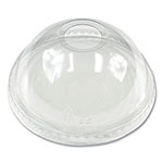 Boardwalk PET Cold Cup Dome Lids, Fits 9 oz to 10 oz PET Cups, Clear, 1,000/Carton orginal image