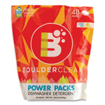 Boulder Clean Dishwasher Detergent Power Packs, Citrus Zest, 48 Tab Pouch, 6/Carton orginal image