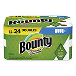 Bounty Select-a-Size Kitchen Roll Paper Towels, 2-Ply, 5.9 x 11, White, 90 Sheets/Double Roll, 12 Rolls/Carton orginal image