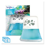Bright Air Scented Oil Air Freshener, Calm Waters and Spa, Blue, 2.5 oz, 6/Carton orginal image