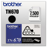 Brother TN670 High-Yield Toner, 7500 Page-Yield, Black orginal image