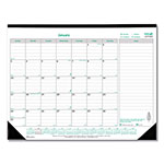Brownline EcoLogix Monthly Desk Pad Calendar, 22 x 17, White/Green Sheets, Black Binding/Corners, 12-Month (Jan to Dec): 2024 orginal image