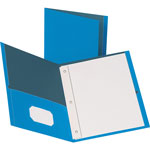 Business Source 2-Pocket Folders, 100 Sh Cap, Letter, 9-1/2