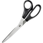 Business Source Stainless Steel Scissors, Bent, 8