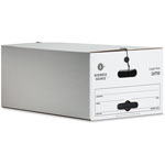 Business Source Storage Box, Legal, 350lbs., 15" x 24" x 10", White orginal image