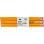 Business Source Woodcase Pencils, No. 2, Yellow orginal image