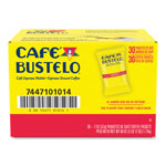 Cafe Bustelo Coffee, Espresso, 2oz Fraction Pack, 30/Carton orginal image