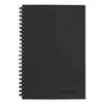Cambridge Wirebound Guided Business Notebook, QuickNotes, Dark Gray Cover, 8 x 5, 80 Sheets orginal image
