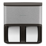Coastwide Professional™ J-Series Quad Bath Tissue Dispenser, 13.52 x 7.51 x 14.66, Black Metallic orginal image