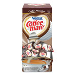 Coffee-Mate® Liquid Coffee Creamer, Cafe Mocha, 0.38 oz Mini Cups, 50/Box orginal image