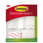 Command® Picture Hanging Kit, White/Clear, Assorted Sizes, 38 Pieces/Pack orginal image