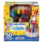 Crayola Pip-Squeaks Telescoping Marker Tower, Medium Bullet Tip, Assorted Colors, 50/Pack orginal image