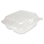 Dart ClearSeal Hinged-Lid Plastic Containers, 8 1/4 x 3 x 8 1/4, Clear 125/PK 2 PK/CT orginal image