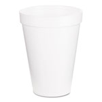 Dart Foam Drink Cups, 12oz, White, 1000/Carton orginal image