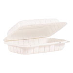 Dart Hinged Lid Containers, Hoagie Container, 6.5 x 9 x 2.8, White, 200/Carton orginal image