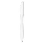 Dart Style Setter Mediumweight Plastic Knives, White, 1000/Carton orginal image