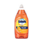 Dawn Ultra Antibacterial Dishwashing Liquid, Orange Scent, 38 oz Bottle, 8/Carton orginal image