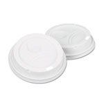Dixie Dome Drink-Thru Lids,10-16 oz Perfectouch;12-20 oz WiseSize Cup, White, 50/Pack orginal image