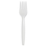 Dixie SmartStock Plastic Cutlery Refill, Fork, 5.8