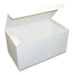 Dixie Tuck-Top One-Piece Paperboard Take-Out Box, 9 x 5 x 4.5, White, 250/Carton orginal image