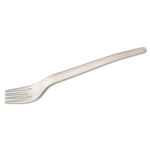 Eco-Products Plantware Compostable Cutlery, Fork, 6