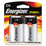 Energizer MAX Alkaline D Batteries, 1.5V, 2/Pack orginal image