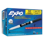 Expo® Low-Odor Dry Erase Marker Office Pack, Fine Bullet Tip, Assorted Colors, 36/Pack orginal image