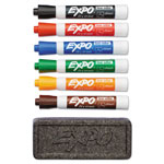 Expo® Low-Odor Dry Erase Marker & Organizer Kit, Broad Chisel Tip, Assorted Colors, 6/Set orginal image