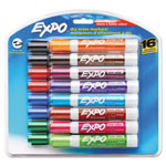 Expo® Low-Odor Dry-Erase Marker, Broad Chisel Tip, Assorted Colors, 16/Set orginal image