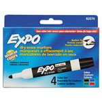 Expo® Low-Odor Dry-Erase Marker, Medium Bullet Tip, Assorted Colors, 4/Set orginal image