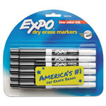 Expo® Low-Odor Dry-Erase Marker, Fine Bullet Tip, Black, Dozen orginal image