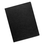 Fellowes Linen Texture Binding System Covers, 11-1/4 x 8-3/4, Black, 200/Pack orginal image
