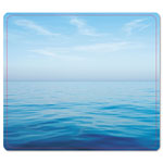 Fellowes Recycled Mouse Pad, Nonskid Base, 7 1/2 x 9, Blue Ocean orginal image