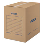 Fellowes SmoothMove Basic Moving Boxes, Large, Regular Slotted Container (RSC), 18